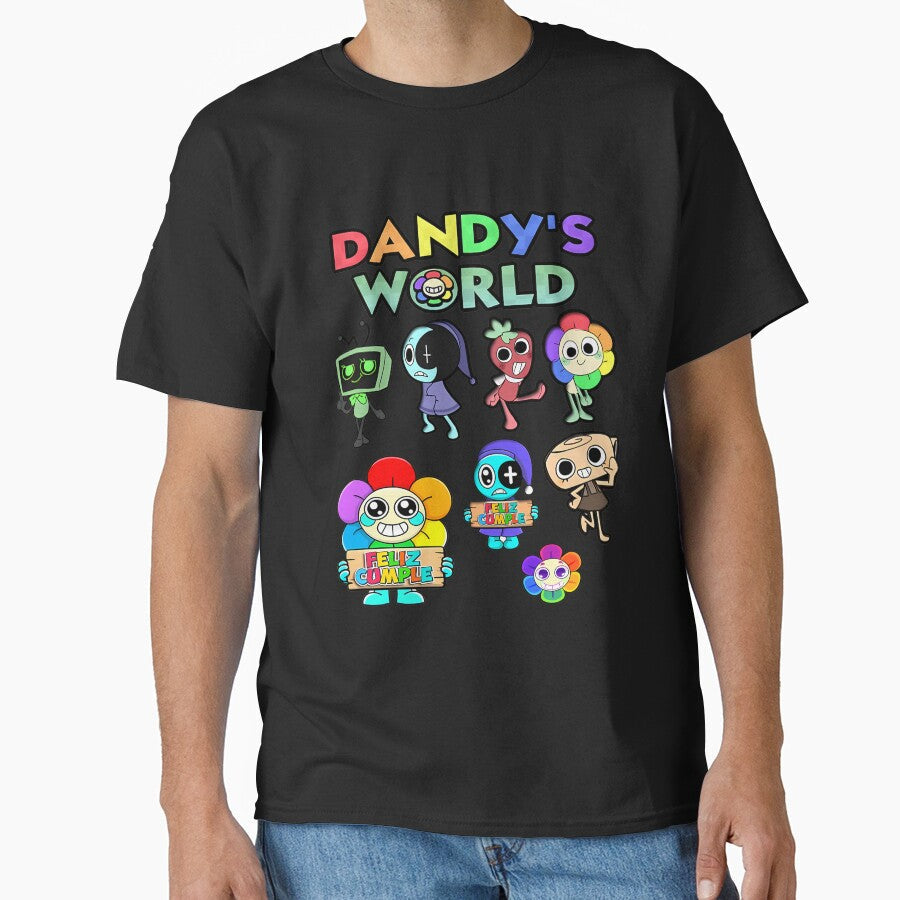 Dandys World Cute Game Character Cartoon Sprunki - Adult & Kids T-Shirts, Sweatshirts & Hoodies apparel design preview 1