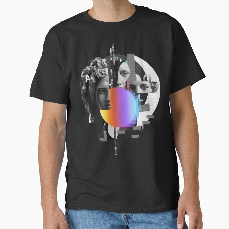 Greek Vaporwave Aesthetic Angel by OWLvision33 - Adult & Kids T-Shirts, Sweatshirts & Hoodies apparel design preview 1