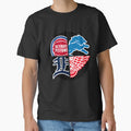 Detroit Sports Quad T-Shirt - Novelty Apparel for Adults - T-Shirt, Sweatshirt, Hoodie