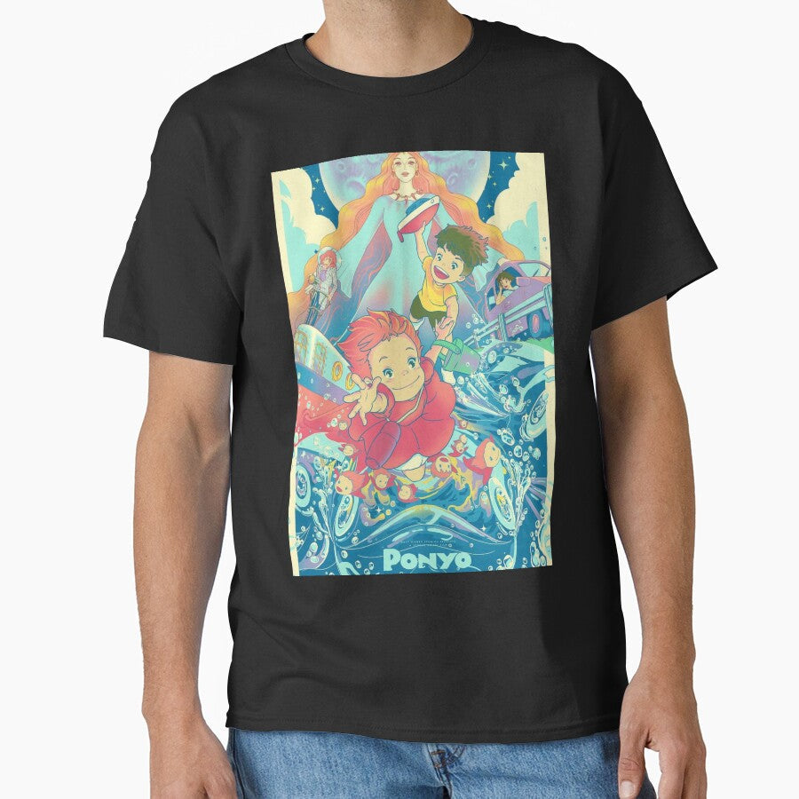 Ponyo by DanaMechaela - Adult & Kids T-Shirts, Sweatshirts & Hoodies apparel design preview 1