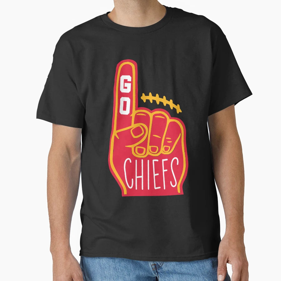 Go Chiefs T-Shirt - Novelty Apparel for Adults - T-Shirt, Sweatshirt, Hoodie