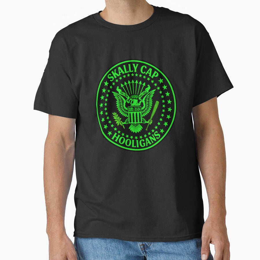 Skally Cap Hooligans: Street Punk Presidential Seal - Adult & Kids T-Shirts, Sweatshirts & Hoodies apparel design preview 1