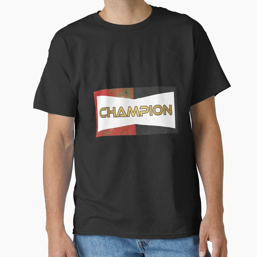 Distressed Champion Word T-Shirt - Streetwear Style Men Women - T-Shirt, Sweatshirt, Hoodie