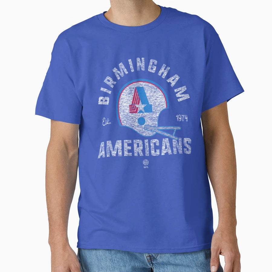 Defunct Series Birmingham Americans T-Shirt - Streetwear Style for Adults - T-Shirt, Sweatshirt, Hoodie