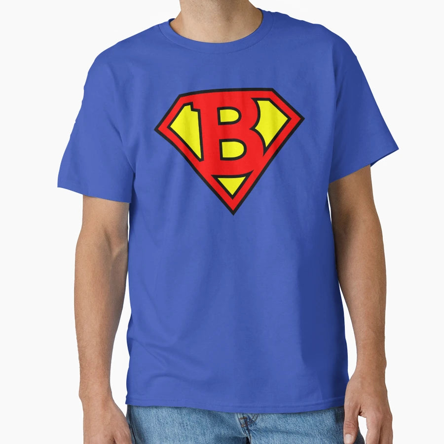Letter B Super Letter Vol 1 T-Shirt - Fun Novelty Design Men Women - T-Shirt, Sweatshirt, Hoodie