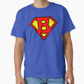 Letter B Super Letter Vol 1 T-Shirt - Fun Novelty Design Men Women - T-Shirt, Sweatshirt, Hoodie