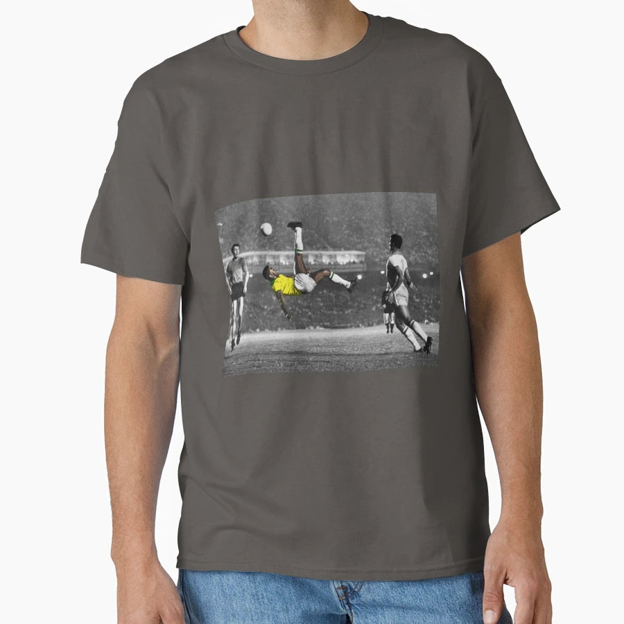 Brazils Legend Pele T-Shirt - Unique Graphic for Adults - T-Shirt, Sweatshirt, Hoodie