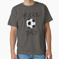 Soccer Dad Soccer Ball T-Shirt - Unique Graphic for Adults - T-Shirt, Sweatshirt, Hoodie