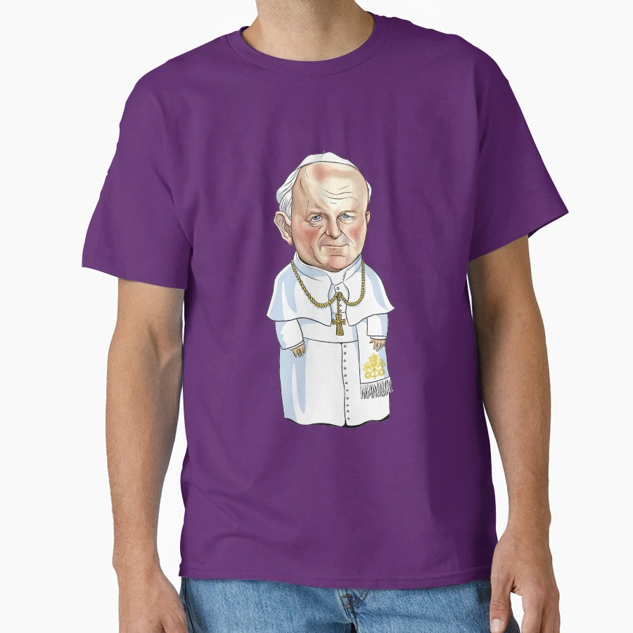 Pope John Paul Ii T-Shirt - Fun Novelty Design Men Women - T-Shirt, Sweatshirt, Hoodie