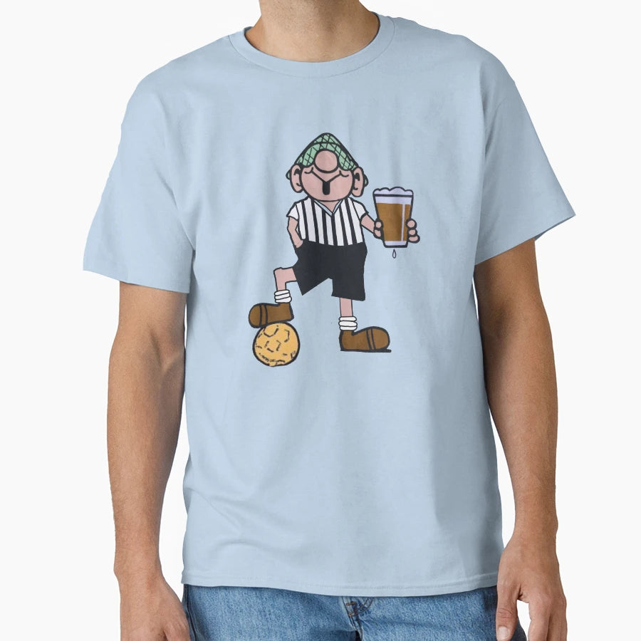 Andy Capp Black And White Football T-Shirt - Novelty Apparel Men Women - T-Shirt, Sweatshirt, Hoodie