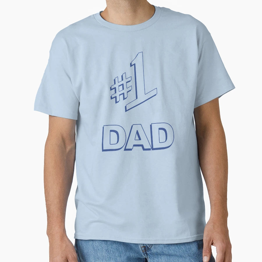 1 Dad T-Shirt - Aesthetic Graphic for Adults - T-Shirt, Sweatshirt, Hoodie