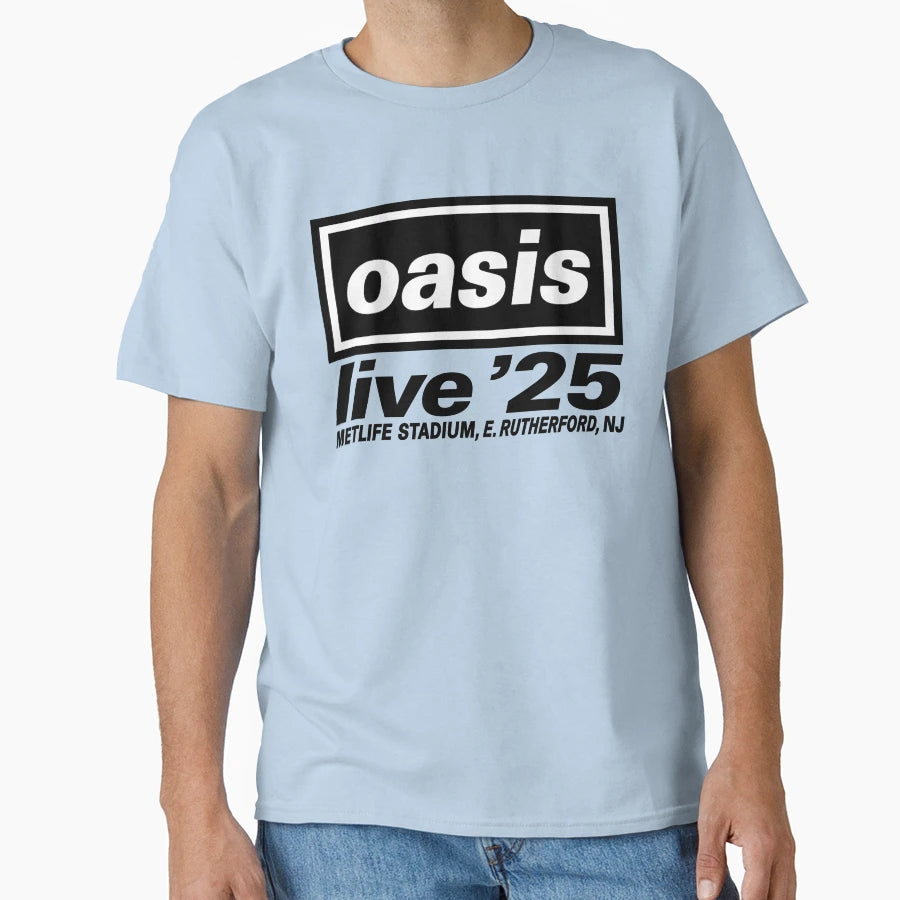 Oasis Metlife 25 T-Shirt - Custom Art Print Unisex - T-Shirt, Sweatshirt, Hoodie