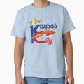Kansas City Sports Hybrid Fan Gift T-Shirt - Fun Novelty Design for Adults - T-Shirt, Sweatshirt, Hoodie