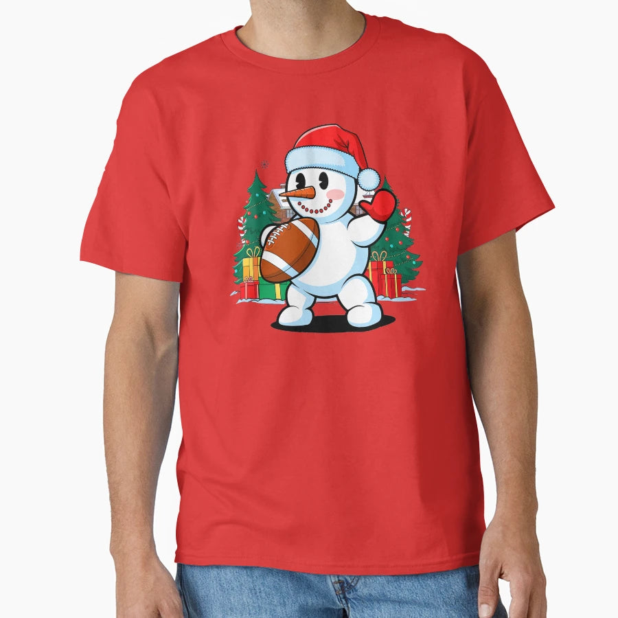 Snowman And Bowl Games T-Shirt - Streetwear Style Unisex - T-Shirt, Sweatshirt, Hoodie