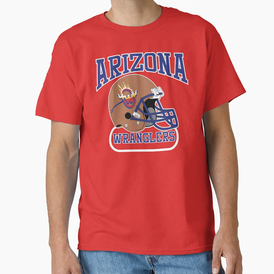 Arizona Wranglers Helmet T-Shirt - Casual Everyday Wear Men Women - T-Shirt, Sweatshirt, Hoodie