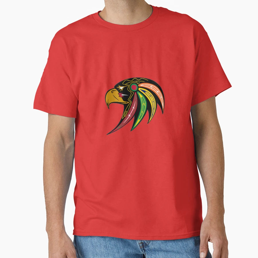 Alternative Blackhawks Logo T-Shirt - Aesthetic Graphic Men Women - T-Shirt, Sweatshirt, Hoodie