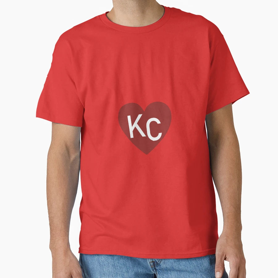 Kc Heart T-Shirt - Trendy Graphic Men Women - T-Shirt, Sweatshirt, Hoodie