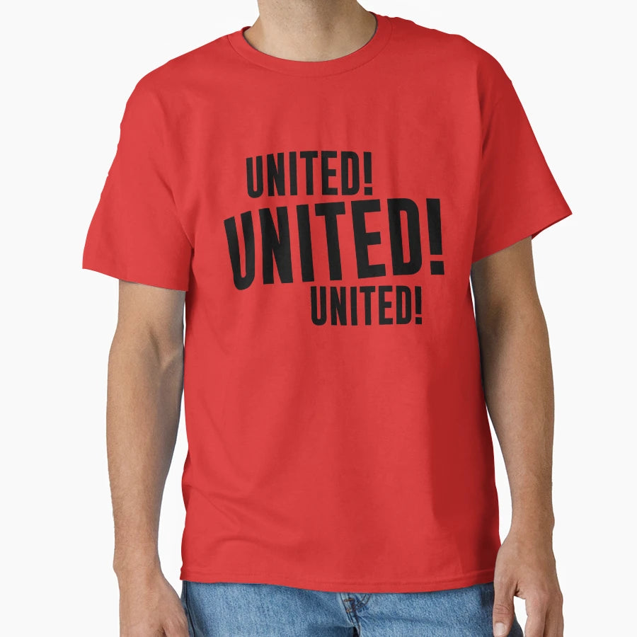 United United United Black T-Shirt - Fun Novelty Design for Adults - T-Shirt, Sweatshirt, Hoodie