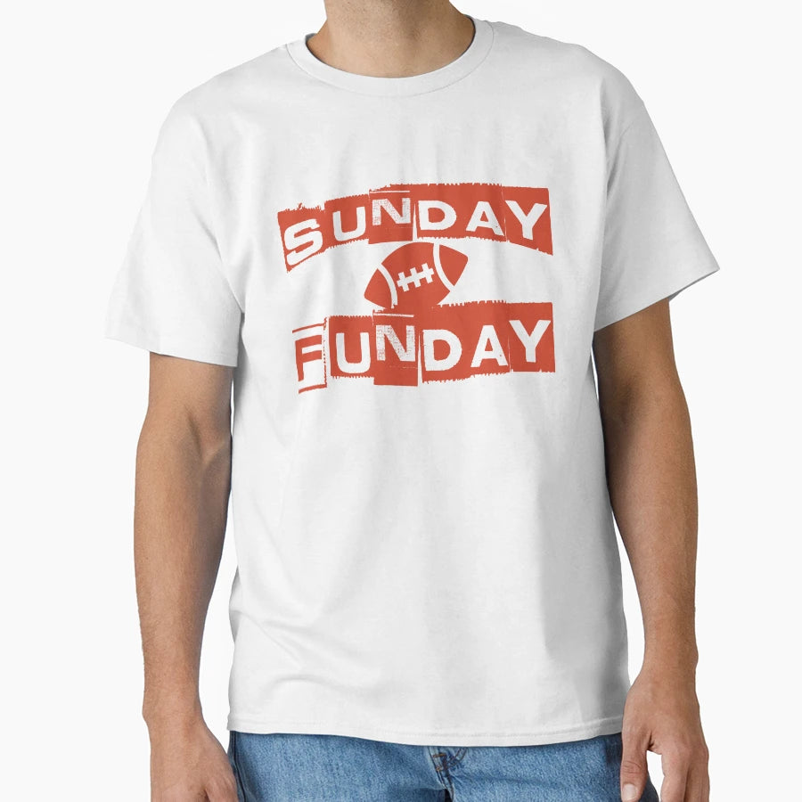 Sunday Funday Football 2024 T-Shirt - Unique Graphic Unisex - T-Shirt, Sweatshirt, Hoodie