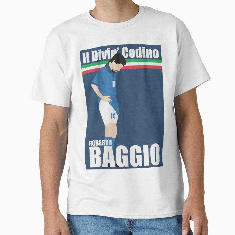 Roberto Baggio T-Shirt - Novelty Apparel Unisex - T-Shirt, Sweatshirt, Hoodie
