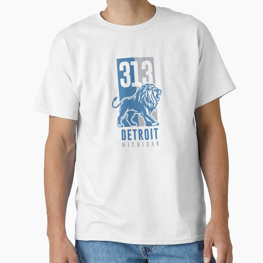 313 Lions T-Shirt - Minimalist Print for Adults - T-Shirt, Sweatshirt, Hoodie