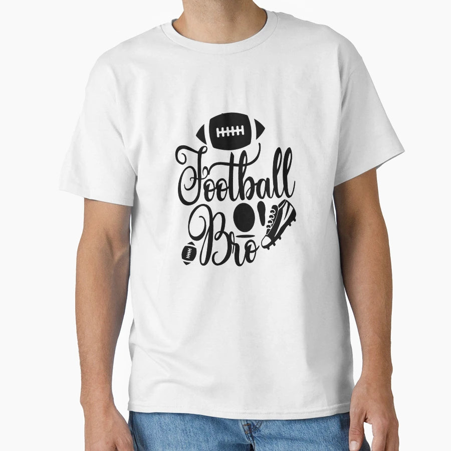 Football Bro Funny Football Lovers T-Shirt - Fun Novelty Design for Adults - T-Shirt, Sweatshirt, Hoodie
