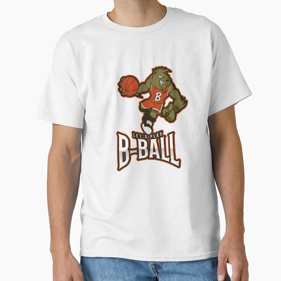 Lets Play B Ball T-Shirt - Graphic Print Men Women - T-Shirt, Sweatshirt, Hoodie