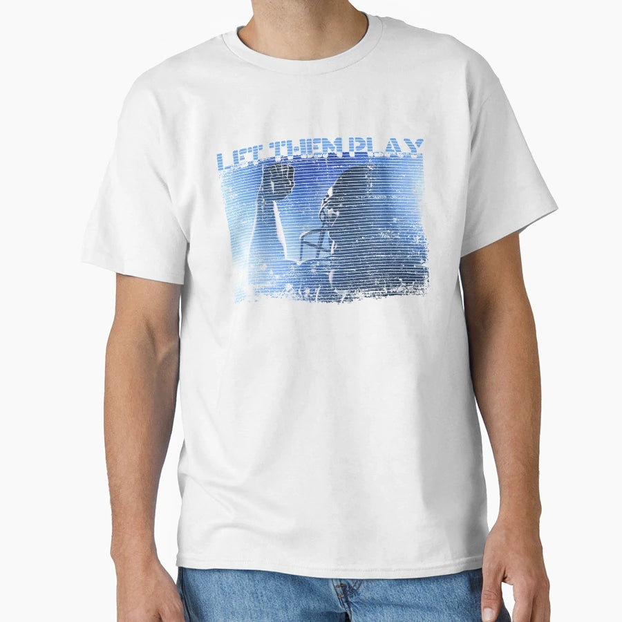 Let Them Play American Football High T-Shirt - Unique Graphic Men Women - T-Shirt, Sweatshirt, Hoodie