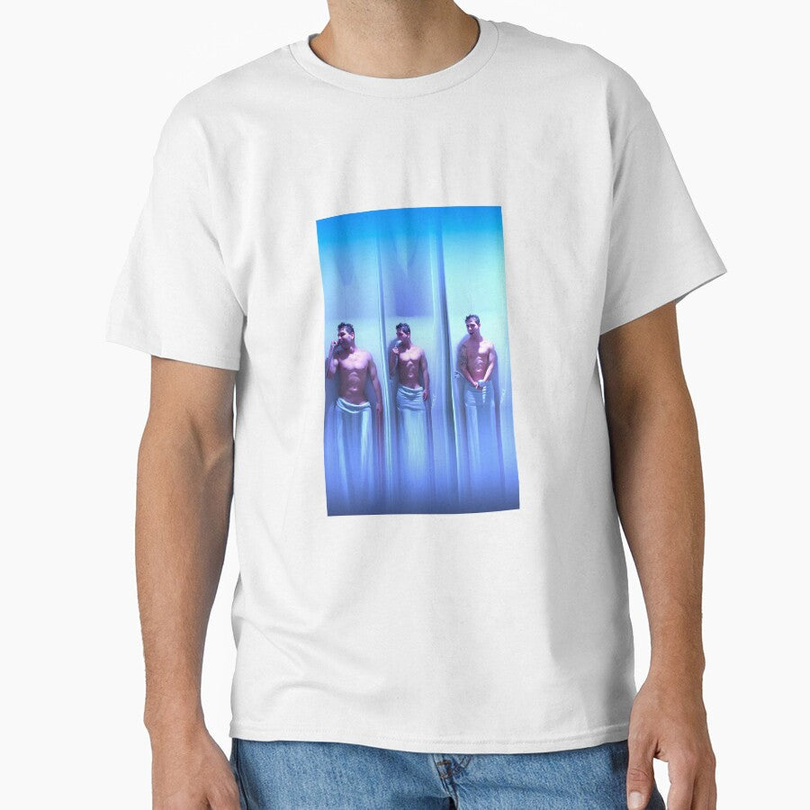 Athletic guy in the shower by Bruno Beach - Adult & Kids T-Shirts, Sweatshirts & Hoodies apparel design preview 1