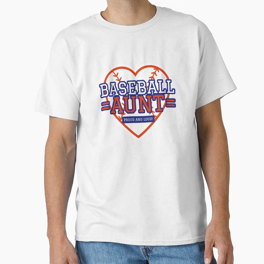 Baseball Aunt T-Shirt - Unique Graphic Unisex - T-Shirt, Sweatshirt, Hoodie