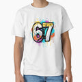 67 Basketball Meme Six Seven Slam Dunk Boys by - Adult & Kids T-Shirts, Sweatshirts & Hoodies apparel design preview 1