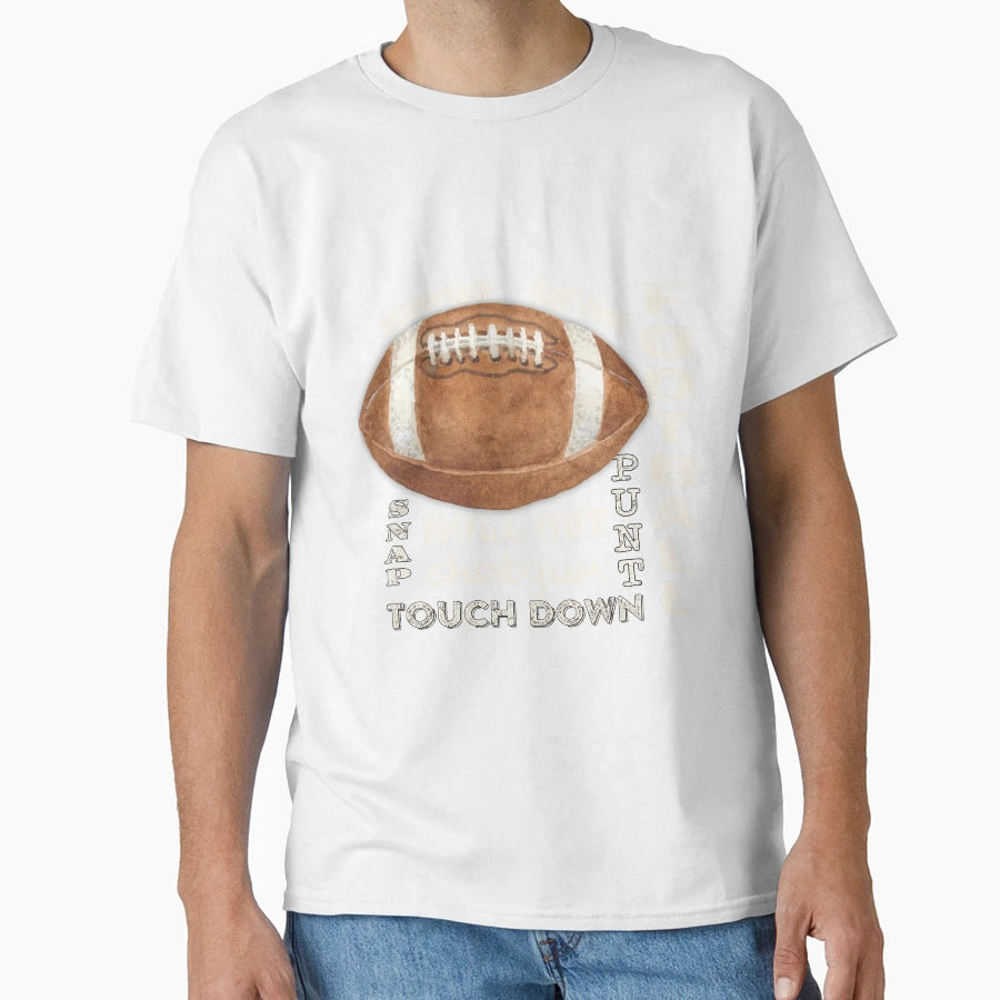 Football Art 2 T-Shirt - Minimalist Print Unisex - T-Shirt, Sweatshirt, Hoodie