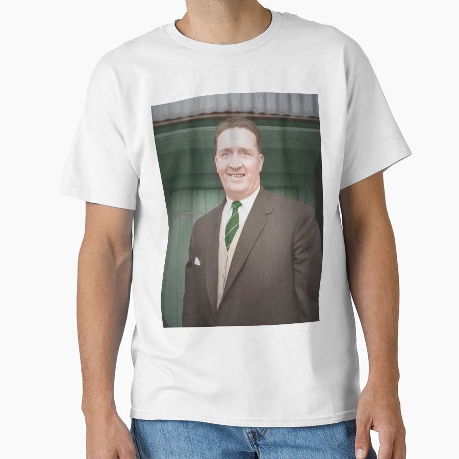 Jock Stein Celtic Legend T-Shirt - Minimalist Print Unisex - T-Shirt, Sweatshirt, Hoodie