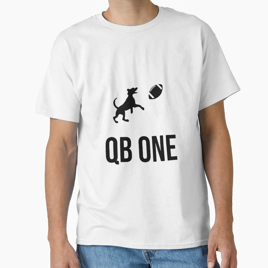 Qb One Dog Football Player American T-Shirt - Graphic Print for Adults - T-Shirt, Sweatshirt, Hoodie