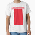 Ajax Amsterdam Red White Home 1994 95 T-Shirt - Casual Everyday Wear Unisex - T-Shirt, Sweatshirt, Hoodie