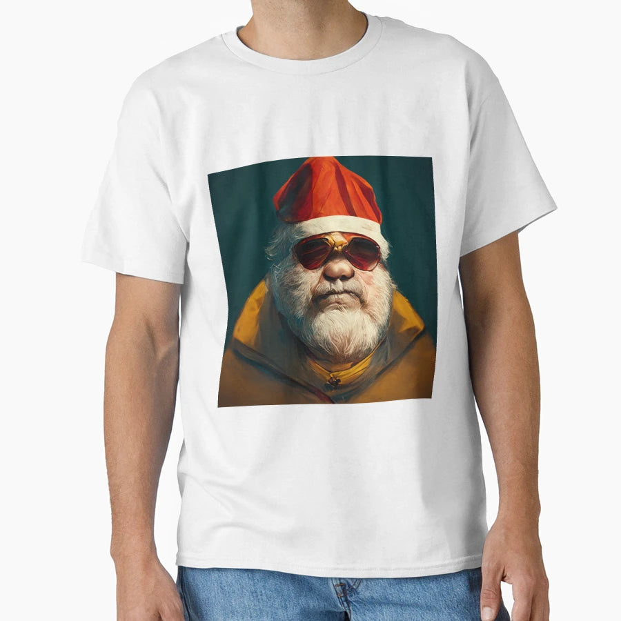 Santa Claus Fat Punk T-Shirt - Novelty Apparel Men Women - T-Shirt, Sweatshirt, Hoodie