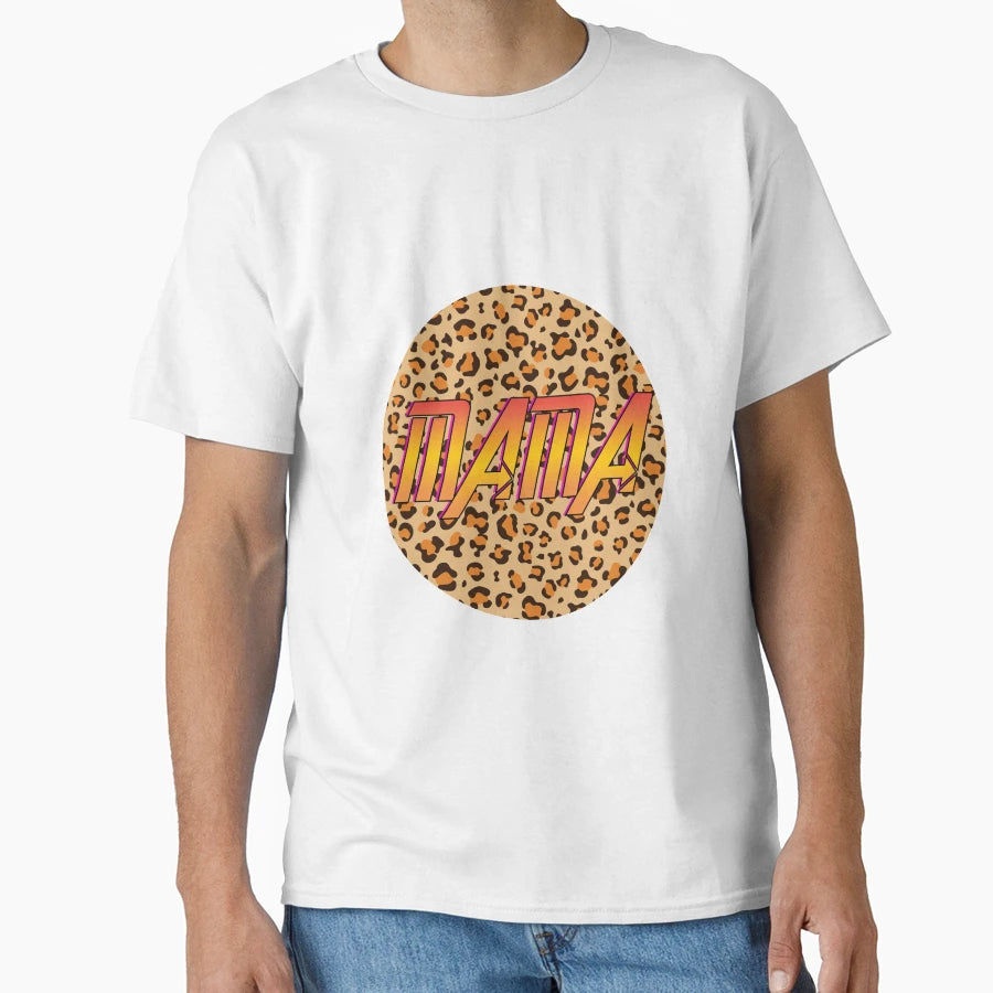 Mama Leopard T-Shirt - Custom Art Print Unisex - T-Shirt, Sweatshirt, Hoodie