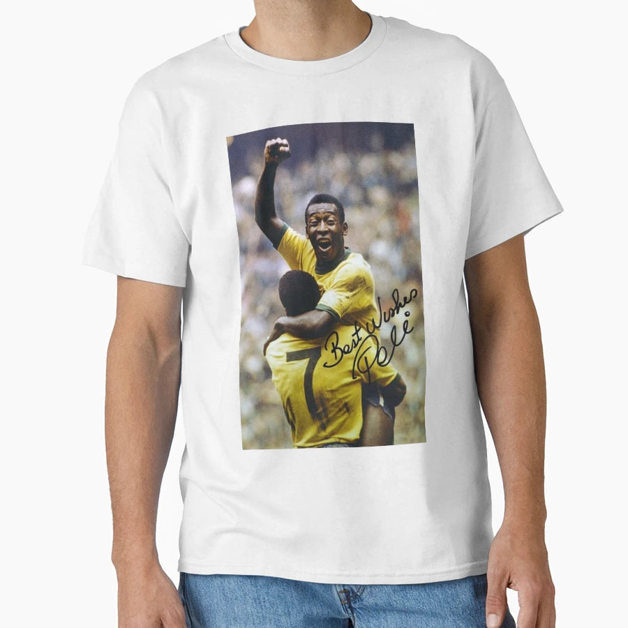 Pele 10 Brazil Legends Never Die T-Shirt - Minimalist Print Unisex - T-Shirt, Sweatshirt, Hoodie