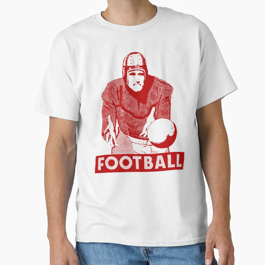 1930 Football Player T-Shirt - Trendy Graphic for Adults - T-Shirt, Sweatshirt, Hoodie