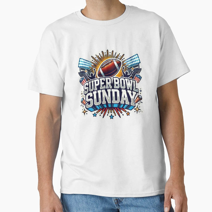 Super Bowl Sunday T-Shirt - Unique Graphic Men Women - T-Shirt, Sweatshirt, Hoodie