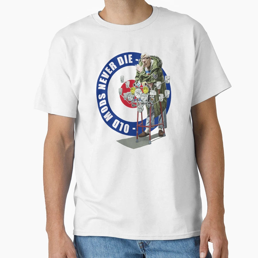 Old Mods Never Die Big T-Shirt - Trendy Graphic Men Women - T-Shirt, Sweatshirt, Hoodie
