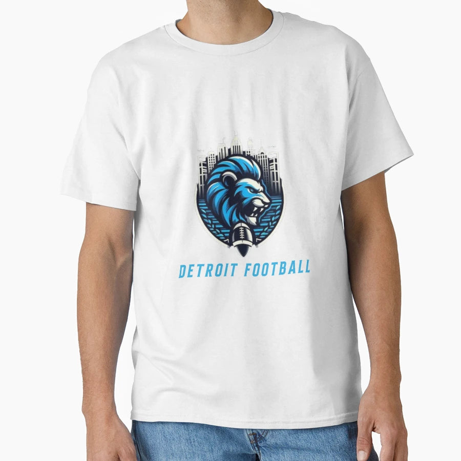 Detroit Lions Football T-Shirt - Aesthetic Graphic Unisex - T-Shirt, Sweatshirt, Hoodie