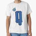 Blue Letter Q T-Shirt - Custom Art Print Unisex - T-Shirt, Sweatshirt, Hoodie