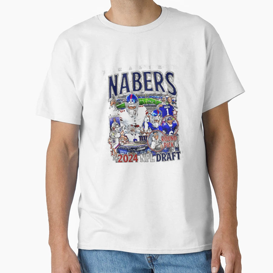 Malik Nabers Bootleg T-Shirt - Streetwear Style Men Women - T-Shirt, Sweatshirt, Hoodie