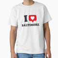 I Love Baltimore I Heart Baltimore T-Shirt - Fun Novelty Design for Adults - T-Shirt, Sweatshirt, Hoodie