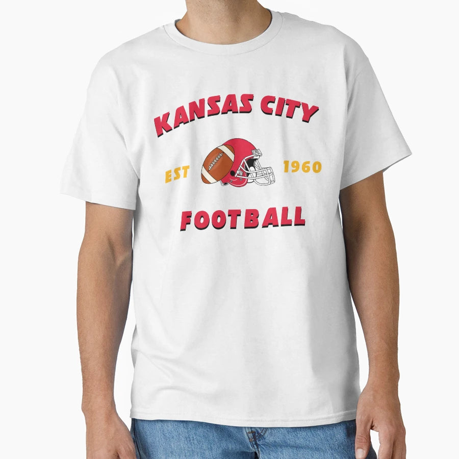 Kansas City Football T-Shirt - Novelty Apparel Men Women - T-Shirt, Sweatshirt, Hoodie