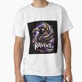 Ravens Football T-Shirt - Minimalist Print for Adults - T-Shirt, Sweatshirt, Hoodie