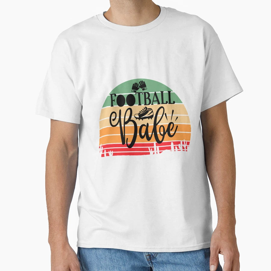 Football Babe Funny Football T-Shirt - Casual Everyday Wear for Adults - T-Shirt, Sweatshirt, Hoodie