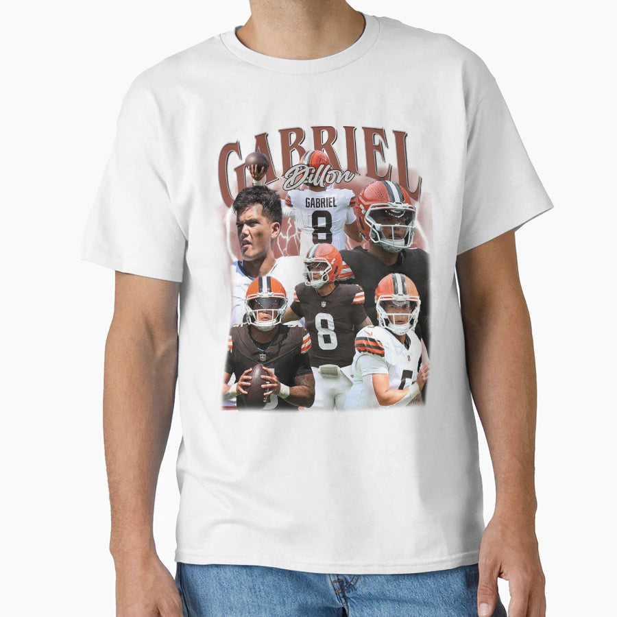 Dillon Gabriel Cleveland Browns Bootleg T-Shirt - Custom Art Print Unisex - T-Shirt, Sweatshirt, Hoodie