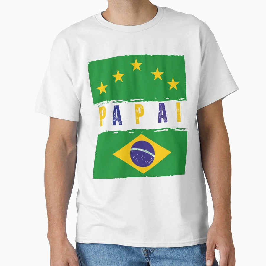 Papai Brasil T-Shirt - Aesthetic Graphic Men Women - T-Shirt, Sweatshirt, Hoodie